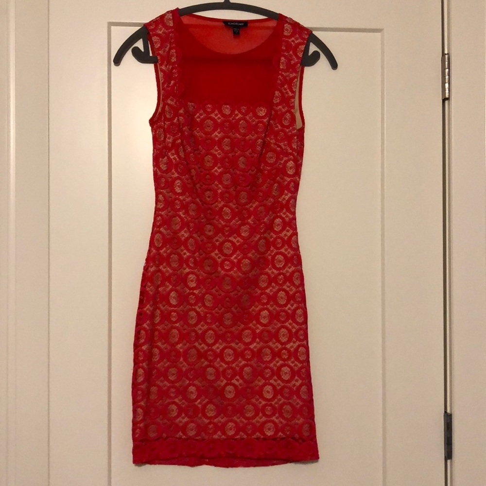 HOT HOT HOLIDAY Bebe Dress💯❣️❤️💯❣️❤️